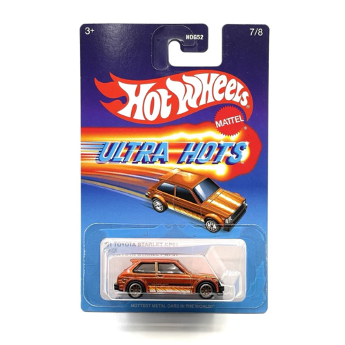 Hot Wheels Ultra Hots Hottest Metal Cars In The World - '81 Toyota Starlet KP61