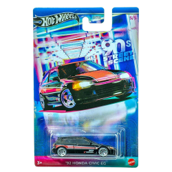 Hot Wheels 92 Honda Civic EG 90s Street Scene 5/5, 1:64 Scale