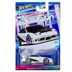 Hot Wheels 90s Street Scene, 96 Nissan 180SX Type X, 1/5, White