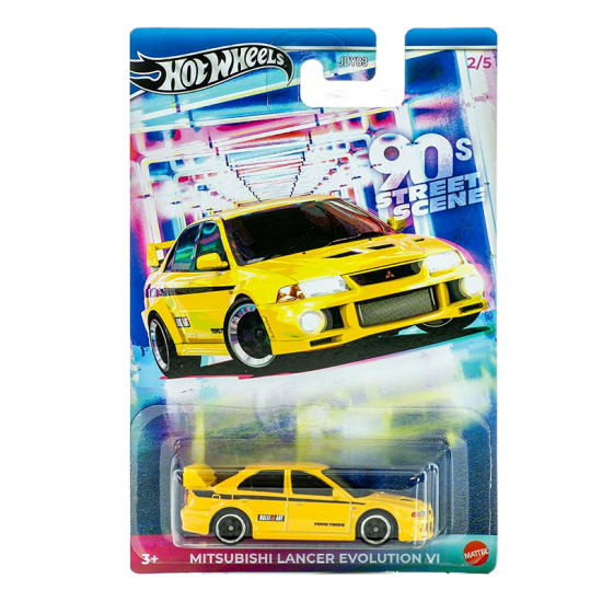 Hot Wheels Automotive 90's Street Scene Mitsubishi Lancer Evolution VI