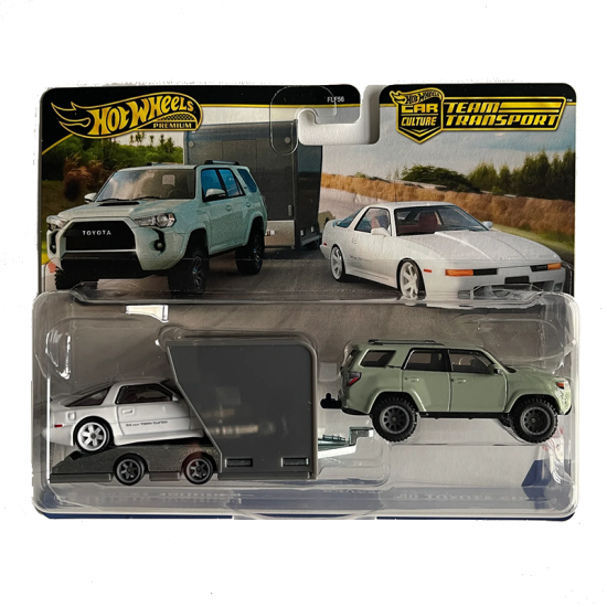 Hot Wheels Team Transport #72 '18 Toyota 4Runner, '89 Toyota Supra