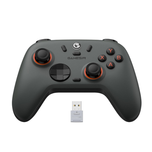 GameSir Nova 2 Lite Wireless PC Controller with Hall Effect Joysticks & Triggers, 2.4G & Wired 1000Hz Polling Rate, Remappable Buttons - Compatible with PC/Switch/Steam/Android (Grey)