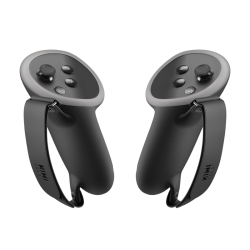 KIWI design Controller Grips Accessories Compatible with Meta Quest 3, Silicone Hand Grip Protector with Knuckle Straps