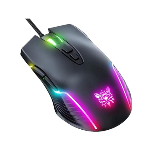 ONIKUMA CW905 RGB Gaming Mouse – 6400 DPI – 7 Programable Buttons Black