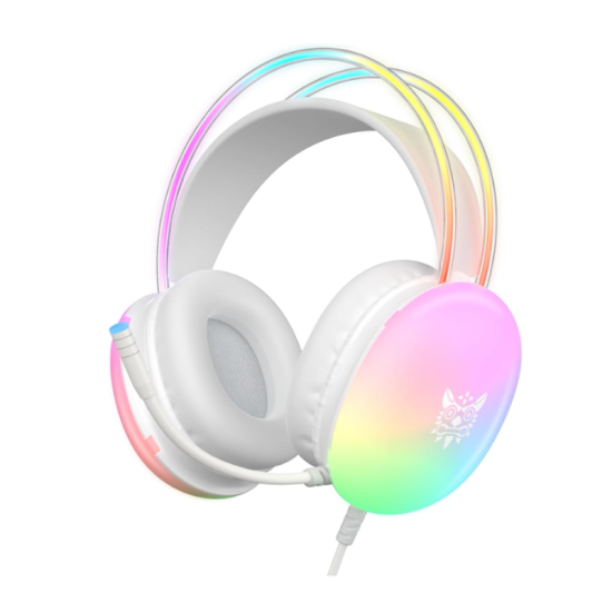 Onikuma X25 Gaming Headset Wired White
