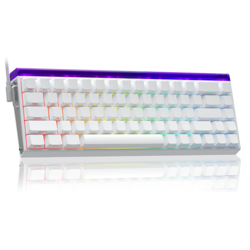 AULA Hero 68 HE 60% Gaming Keyboard Wired, Hall Effect Magnetic Switch Keyboard with Adjustable Actuation, Fast Trigger Mode, 8K Hz Polling Rate, 0.125ms Latency,Side Printed PBT Keycaps, RGB Backlit