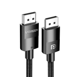 UGREEN VESA Certified 8K DisplayPort Cable, DP 1.4 Display Port Cable Cord Support 8K@60Hz, 4K@240Hz, FreeSync, G-Sync, HDR, 32.4Gbps for HDTVs, Displays, Monitors, Graphics, PC, 1M  80390