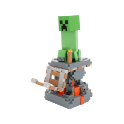 Exquisite Gaming Minecraft: Creeper Cable Guy R.E.S.T Collectable Figure Device Holder