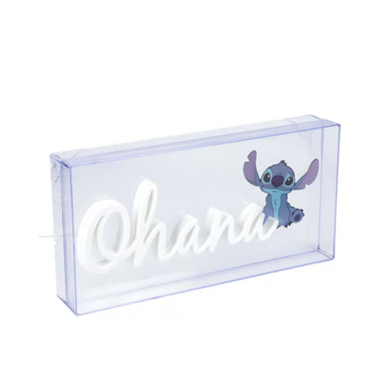 Lilo & Stitch - Ohana LED Neon Light