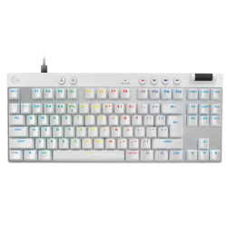 Logitech PRO X TKL RAPID Wired Mechanical Gaming Keyboard White | 920-013242