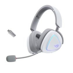 ASUS ROG Delta II Wireless Lightweight Gaming Headset - Moonlight White (90YH03W0-BHUA10)