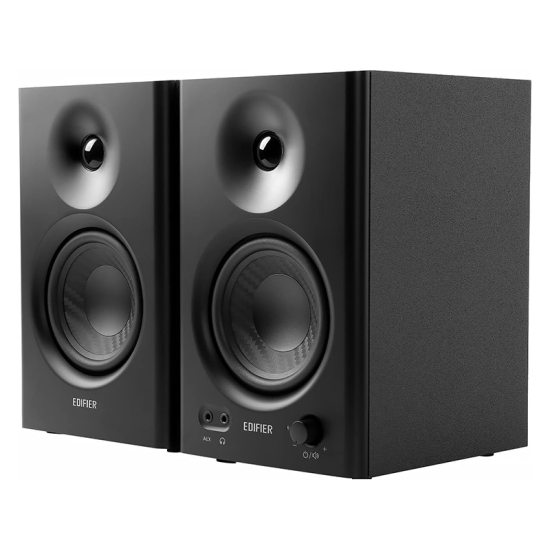 Edifier MR4 Powered Studio Monitor Speakers, 4" Active Near-Field Monitor Speaker (Black)