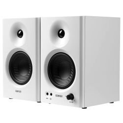 Edifier MR4 Powered Studio Monitor Speakers, 4" Active Near-Field Monitor Speaker - White (Pair)