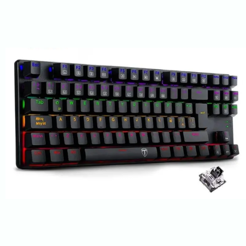 T-DAGGER Bora T-TGK313 BLACK Switch RAINBOW LED Mechanical Gaming Keyboard