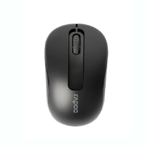 Rapoo Wireless Mouse M10 Plus, Reliable 2.4 GHz Wireless Connection - Black