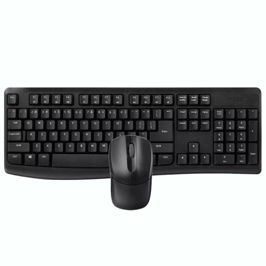 Rapoo X1800 PRO Combo Keyboard and Mouse Wireless Black