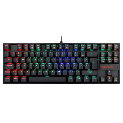 Redragon Kumara Mechanical Gaming Keyboard , Wired , RGB Led Backlit , Black , K552RGB-1