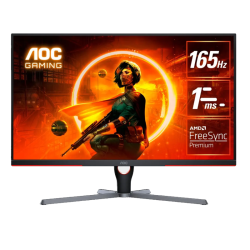 AOC Q32G3SE 31.5 Inch  2560 x 1440, 2K 165Hz, VA, 1 MS, Flat, G. SYNC Compatible Gaming Monitor