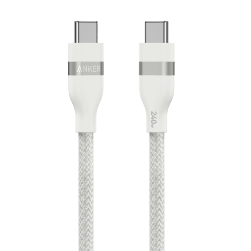 Anker USB-C to USB-C Cable 3ft 240W - White | A82E2H21
