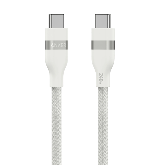 Anker USB-C to USB-C Cable 3ft 240W - White | A82E2H21