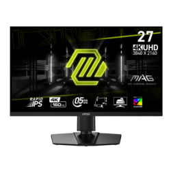 MSI MAG 274UPF E2 Gaming Monitor, 27 INCH Rapid IPS Display, 4K UHD Resolution, 160Hz Refresh Rate, 0.5ms (GtG) Response Time, AMD FreeSync Technology, Black | 9S6-3CC29H-257