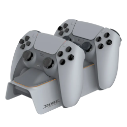 DOBE Dual Charging Dock for PS5 Controllers - Grey