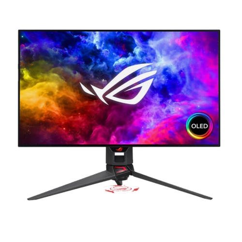 ASUS ROG Swift OLED PG27AQDM Gaming Monitor, 26.5 Inch QHD 240Hz OLED Display, 0.03ms Response Time, 10 bit Colors, FreeSync Premium & G-SYNC , 2xHDMI V2, 1x DP 1.4, 2x USB 3.2 Gen 1 | 90LM08Q0-B01A70