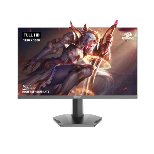 Redragon AZUR-III Gaming Monitor, 24" IPS Flat Panel Display, FHD Resolution, 200Hz Refresh Rate, 1ms MPRT Response Time, FreeSync, Borderless, 250nits, Tilt Adjustable, Black | GM24X5IPS