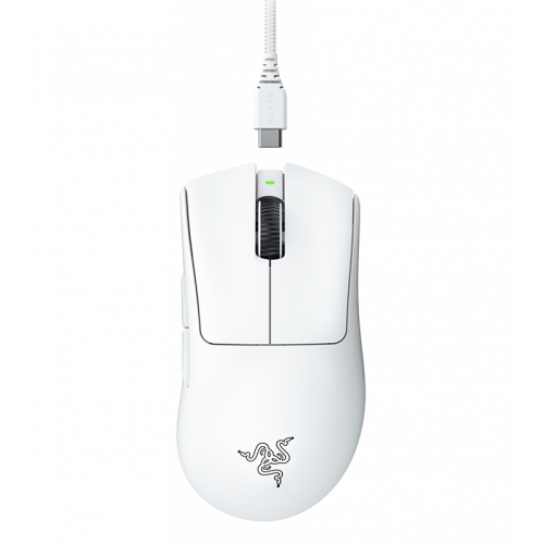 Razer DeathAdder V3 Pro Wireless Gaming Mouse – White | RZ01-04630200-R3G1