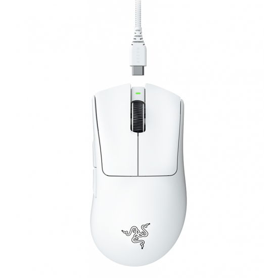 Razer DeathAdder V3 Pro Wireless Gaming Mouse – White | RZ01-04630200-R3G1