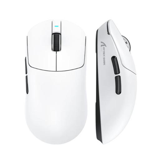 ATTACK SHARK X8 Series Tri-mode Lightweight Wireless Gaming Mouse White