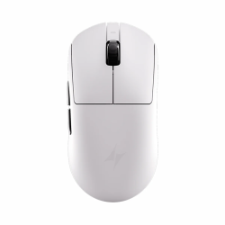 ATK Dragonfly A9 ULTRA Wireless, Wired & Bluetooth Gaming Mouse – Optical Sensor 42,000 DPI PAW3950 ULTRA 8K Polling Rate – Chip Nordic52840 – 53 Grams – Battery 500mAh 150 Hours – Optical Clicks (White)