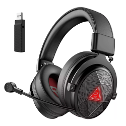 EKSA E910 5.8G Wireless Gaming Headset – 7.1 Srround Sound – Dual Mic ENC Call Noise Cancelling for PC PS4, PS5 Black (Used)
