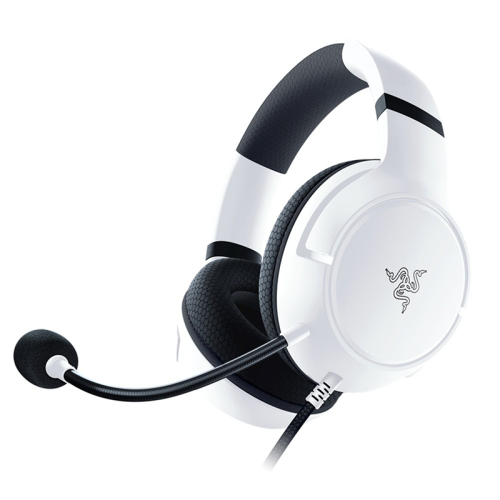 Razer Kaira X Xbox/PC/Mobile Wired Gaming Headset, Over Ear, Unidirectional Mic, 50mm TriForce Drivers, White | RZ04-03970300-R3M1