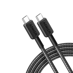 Anker Cable 322 USB-C to USB-C Cable 60W 6ft - Black | A81F6H11