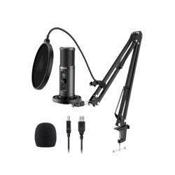 MAONO AU-PM422 Podcast USB Microphone Plug & Play Black