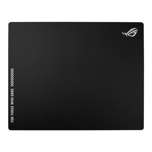 ASUS ROG Moonstone Ace L Mousepad, Impact- & Scratch-Resistant Tempered Glass, 500 x 400 mm Dimension, Anti-Slip Base, Noise-Reducing Design, Black | 90MP03L0-BPUA00
