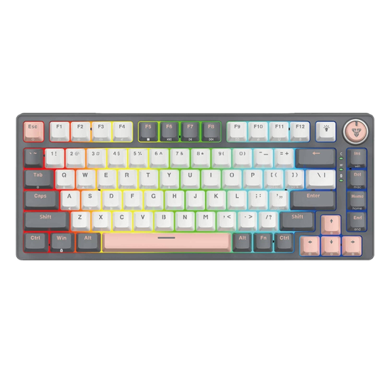 FANTECH Atom Pro83 75% Mechanical Gaming Keyboard – Red Switch (MK913, Saturn)