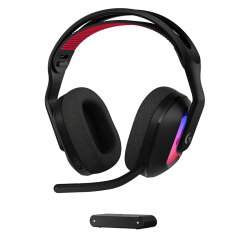 Logitech G Astro A20 X LIGHTSPEED Wireless Gaming Headset for PS5, Xbox, Switch, PC with 2-system PLAYSYNC Audio, Bluetooth, LIGHTSYNC RGB, and 48 kHz Boom Mic - Black