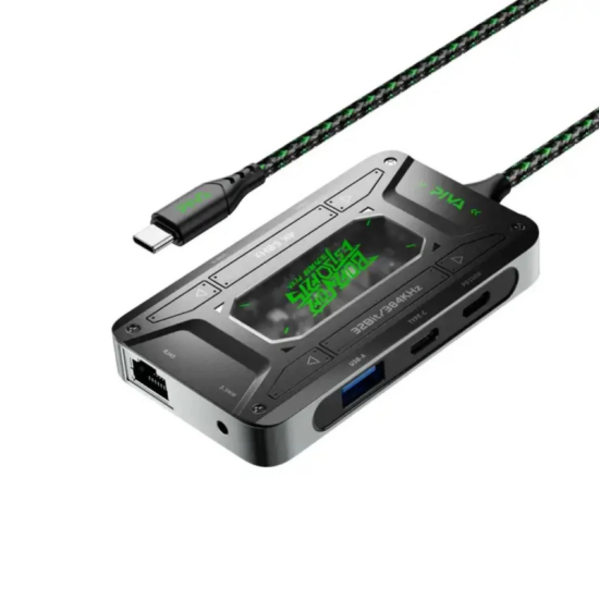 PIVA DS7 Adapter Type-C With 7 Ports and Ethernet
