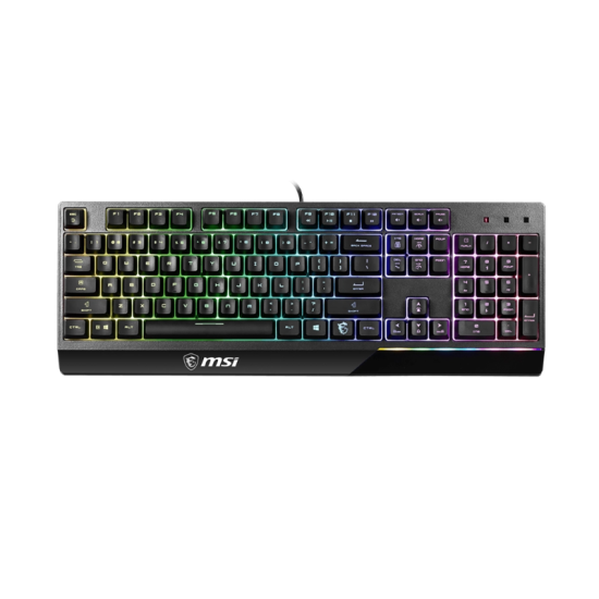 MSI Vigor GK30 Plunger Switch RGB Arabic Wired Mechanical Feel Gaming Keyboard Black