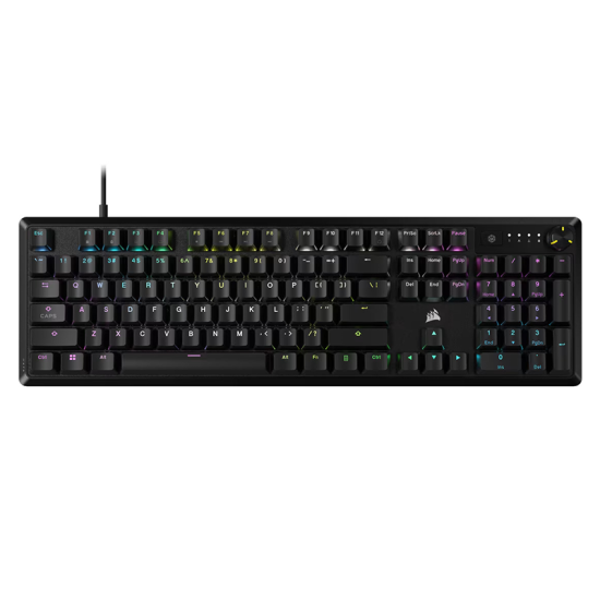 CORSAIR K70 CORE RGB Mechanical Gaming Keyboard Without Palmrest - Black