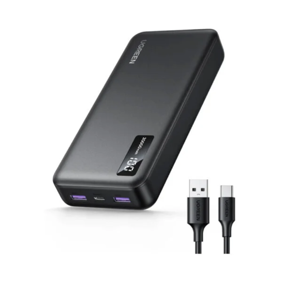 UGREEN 25683 PB312 20W 20000mAh Two-Way Fast Charging Power Bank (Space Grey)
