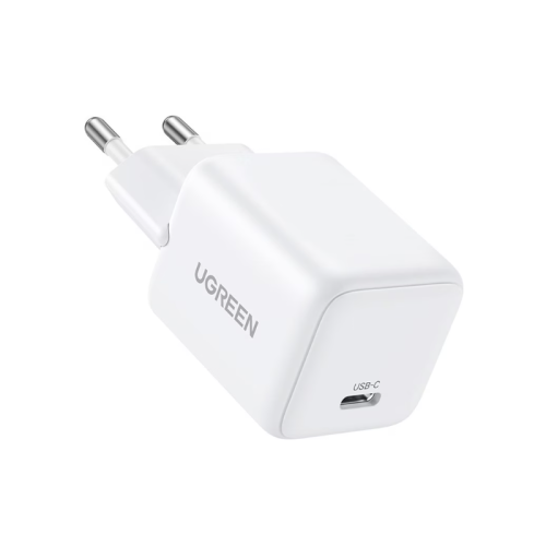 UGREEN Wall Charger X512 20W USB-C GaN Fast Charger – PD 3.0 & QC 4.0 (Model 55554) – White