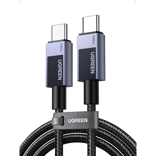 ugreen-l513-usb-c-to-usb-c-pd-fast-charging-cable-2m-space-gray P/N 45068