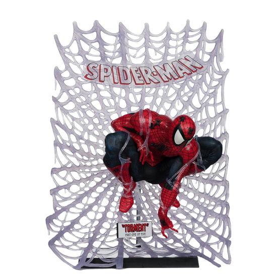 Mcfarlane Super Heroes: Marvel - Spider-Man Black Suit Scale 1:6 Wave 6 (Marvel Comics Spider-Man #1) (Platinum Edition) (CHASE)