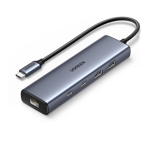 UGREEN 45320 CM512 6-in-1 USB-C 10Gbps Hub -Space Grey