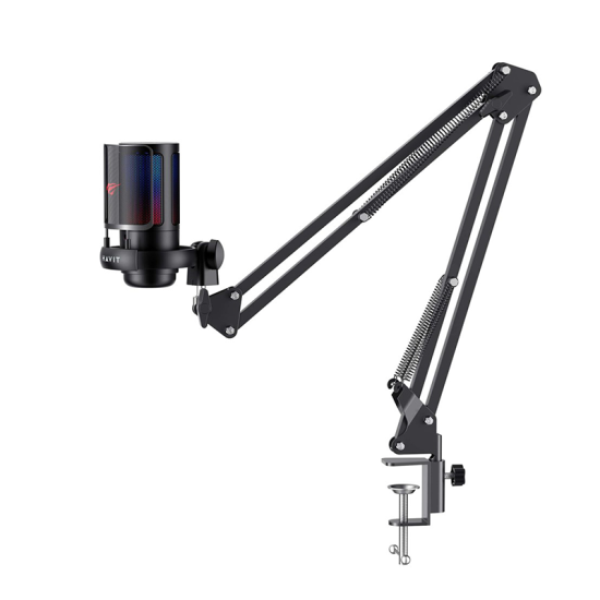 Havit GK50 RGB Pro Live Recording Microphone - Black
