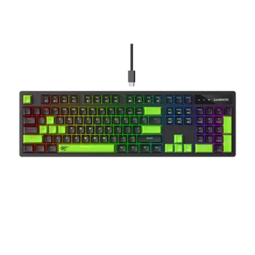 Havit Gamenote KB893L RGB Mechanical Gaming Keyboard Black / Green