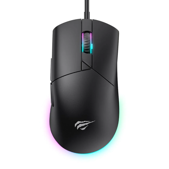 HAVIT  MS1038 RGB Backlit Programmable Gaming Mouse - Black